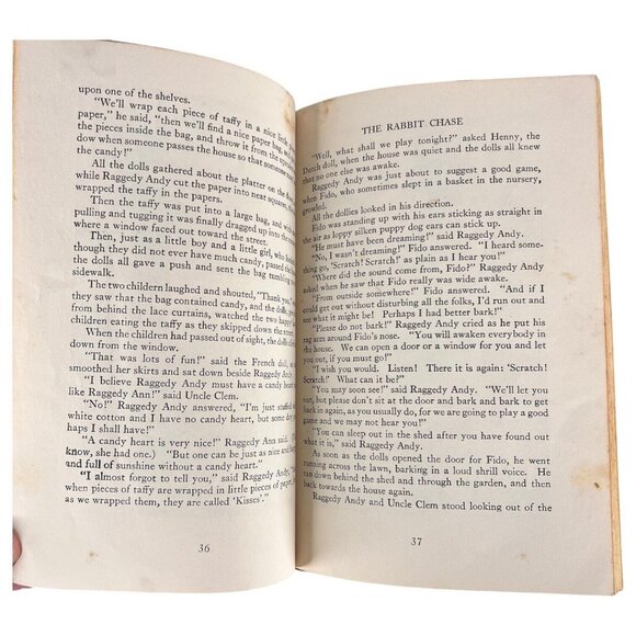 Raggedy Andy Stories by Johnny Gruelle 1948 Hardcover Childrens Illustrated Book - Picture 12 of 12